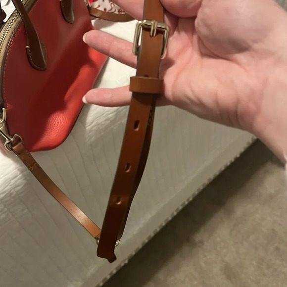 Dooney & Bourke Coral Pebble Grain Domed Satchel Purse Crossbody NWOT - Picture 13 of 15